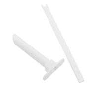SHINEOFI 2 Pièces Outil de Rembourrage Multifonction en Plastique Blanc Bord Arrondi et Surface Lisse pour Poupées et Coussins, pour Projets DIY et Amigurumi