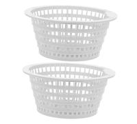 SHINEOFI 2 pièces Panier de Filtration pour Piscine Panier Skimmer avec Poignée Crépine Anti-débris pour Nettoyage Piscine et Filtration