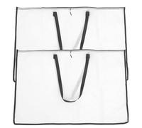 SHINEOFI 2 Pièces Paquet de Rangement Transparent, Grand Format | Pvc, Identification Rapide du Contenu, Protection des Feuilles Plates, pour Architectes, Artistes, Chevalet