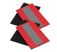 SHINEOFI 2 pièces Patch Réfléchissant Auto-adhésif pour Vêtements et Sacs Bandeau de Sécurité Visible Nuit et pour Réparation et Décoration Extérieure