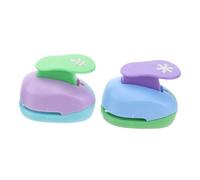 SHINEOFI 2 pièces Perforatrice DIY pour Papier et Bricolage Poinçon Réutilisable pour Projets Créatifs Facile à Utiliser Motifs Aléatoires pour Scrapbooking et Albums Photos