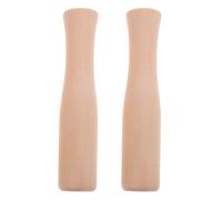 SHINEOFI 2 Pièces Pilon en Bois de Hêtre Cuisine Prise Confortable, Outil de Broyage à Ail et Broyeur Alimentaire pour Préparer Purée de Pommes de Terre Chez
