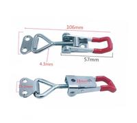 SHINEOFI 2 pièces Pince Bascule Rapide Réglable Loquet Serrage Métal pour Soudage Assemblage Moule