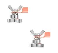 SHINEOFI 2 pièces Pince de Mise Terre Magnétique pour Soudage Résistance Aux Fixation Sûre sur Tiges Métalliques Performance Électrique pour Équipements de Soudage