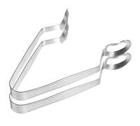 SHINEOFI 2 pièces Pinces à Escargots Inox Pinces Service Robustes pour Fruits de Mer Crustacés Fromage Ustensiles Cuisine Pratiques Maniables et Résistants Rouille