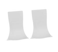 SHINEOFI 2 pièces Plateaux Anti-Gouttes Muraux pour Distributeurs de Savon Mousse Bac Collecteur Étanche Blanc pour Salle de Bain Hôtel Bureau Lot