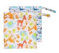 SHINEOFI 2 Pièces Pochette de Rangement Imperméable pour Bébé Fermeture Éclair, Pliable et Portable en Tissu TPU Respirant, pour Piscine et Voyage