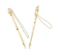 SHINEOFI 2 pièces Pointeur de Lecture Biblique Métal Élégant pour Torah Synagogues Cadeaux Bar Mitzvah Portable et Facile à Utiliser