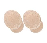 SHINEOFI 2 Pièces Pommeau Ananas en Bois Massif Sculpté la Main, Fleuron de Balustre Décoratif en Bois Beige, pour Escalier et Clôture, Style Européen Élégant, Accessoire Polyvalent