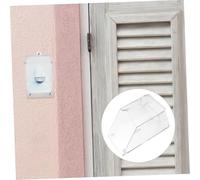 SHINEOFI 2 pièces Protecteur Étanche pour Sonnette Couvercle Transparent Éclaboussures pour Boîtier de Extérieur Compatible avec Cloche de Porte et Contrôleur Daccès Installation Facile