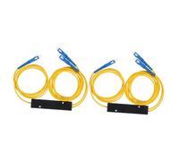 SHINEOFI 2 Pièces Répartiteur Optique Fused Fiber Séparateur Durable pour Câble Protection Rayures et Résistance Aux Chocs pour Ftth et Catv