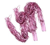 SHINEOFI 2 pièces Rideaux Frange Métalliques Rose Décoration Murale pour Fête Mariage et Anniversaire Tinsel Foil Fringe Curtains Accessoires Photo Scintillants