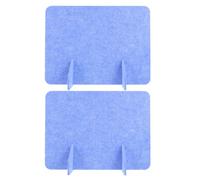 SHINEOFI 2 pièces Séparateur de Bureau Feutre Panneau Acoustique Anti-Bruit et Confidentialité Cloison de Séparation Résistante pour Bureaux Écoles et Espaces de Travail