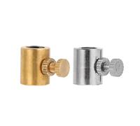 SHINEOFI 2 Pièces Sourdine Wolf Tone pour Violon, Accessoire pour Violon Réglable en Cuivre Argenté Bouton Métallique, pour Musicien, Accessoire D'instrument de Musique