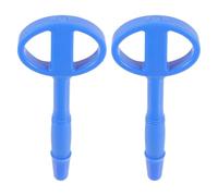 SHINEOFI 2 Pièces Stylo de Conversation Stylo de Sécurité en Caoutchouc Bleu, Portable et Léger, pour Écriture Prolongée, Écoles et Entretiens, pour Personnel et Détenus