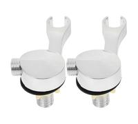 SHINEOFI 2 Pièces Support de Douchette pour Lavabo de Coiffure avec Raccord Adaptateur Accessoire Pratique pour Lit de Lavage Installation Facile