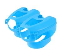 SHINEOFI 2 pièces Support de Pigeon Plastique pour Injection et Fixation sans Pression Cadre Réutilisable Bleu pour Soins et Colliers de Pigeons