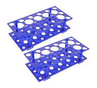 SHINEOFI 2 pièces Support de Tubes à Essais Plastique Détachable Rack Facile à Nettoyer pour Laboratoire et Usage Industriel Lot Couleur Aléatoire Couleur Aléatoire