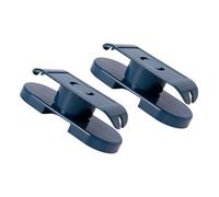 SHINEOFI 2 Pièces Support Mural pour Multiprises Rotatif Fixateur de Prises Électrique sans Perçage Organiseur de Câbles Durable et Facile à Installer pour Bureau et Maison