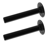 SHINEOFI 2 Pièces Support Mural pour Porte-disque de Poids Installation Facile et Entretien Simple en Fer Noir pour Rangement Salle de Sport à Domicile ou Commerciale à Domicile ou