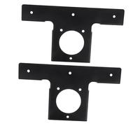 SHINEOFI 2 pièces Supports Métalliques Pergola T Robustes et Réglables Kit pour Fixation de Poutres de Toit Support Stable pour Patios et Balcons