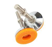 SHINEOFI 2 Pièces Tasse de Machine à Glissement antidérapante Protecteur Ajustable Pied Pivot Roulette pour niveleurs de Meubles réglables Dispositif d'équilibrage de Meubles Acier