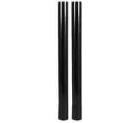 SHINEOFI 2 Pièces Tuyau D'aspirateur de Rechange en Abs Noir de 45cm Aspiration Renforcée et Portée Étendue pour Accessoires de Perche D'aspirateur