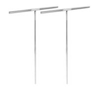 SHINEOFI 2 pièces Ustensile à Crêpes Acier Inoxydable Spatule Large pour Étaler Pâte Crêpe Pancake Outil de Cuisine et Facile à Nettoyer