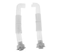 SHINEOFI 2 Pièces vidange machine à laver remplacement du raccord du tuyau coudé remplacement de raccord de durite raccords coudés de tuyau Plastique Transparent