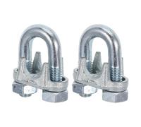 SHINEOFI 2 Pinces De Fixation Pour Système De Gréement Et De Garde-Corps Câbles Boulons Divers Fixations De Diamètre M Cosses Clôtures Projets Nautiques Tension Dans Les
