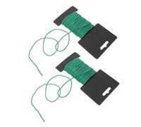 SHINEOFI 2 Rouleaux Attaches Flexibles Vertes pour Jardin Liens Souples pour Plantes Bonsai sans Outils pour Fixer et Soutenir Fleurs Vignes et Légumes