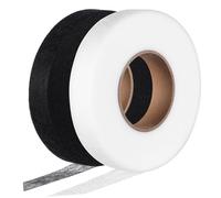 SHINEOFI 2 rouleaux Bande Ourlet Thermocollante No Sew Hem Tape Adhésif Tissu Renfort pour Rideaux Vêtements Réparations DIY