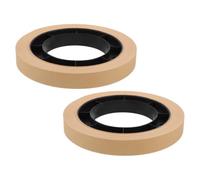 SHINEOFI 2 Rouleaux Sangles Monétaires en Papier Khaki Rouleau Circulaire, Design Haute Efficacité et Fonctionnalité de Déroulement Fluide pour Usage Professionnel en Banques