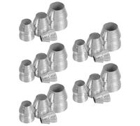 SHINEOFI 20 Cales de Manche de Hache : Renforcement des Cales de Manche Rondes en Fer pour Marteau, Luge, réparation de Meubles, projets d'artisanat, Fournitures