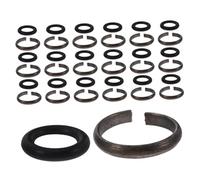 SHINEOFI 20 ensembles Retaining Rings And O-rings For Electric Impact Wrenches Secure Drive Shaft Clips For Air Pneumatic Tools Replacement Parts