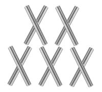 SHINEOFI 20 Goujons Cylindriques en Acier Inoxydable 304 5 MM X 30 MM Supports d'Étagère pour Meubles et Quincaillerie de Remplacement Accessoires pour Lits Superposés et Armoires