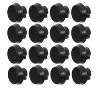 SHINEOFI 20 Pièces Accessoires de Queue de Billard Couvre-Queue de Billard Bouchon en Plastique Abs Noir Protection et Stabilité et 8-Ball Home Entertainment et Club Competitions