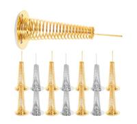 SHINEOFI 20 Pièces Base Ressort pour Poupées à Tête Secouante Accessoires DIY Argile Plastique pour Décoration de Tableau de Bord et Manuelles
