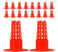 SHINEOFI 20 pièces Cages Protectrices à Cellules Reine Apiculture Outil Léger et Compact pour Élevage et Protection des Reines