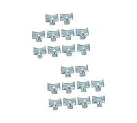 SHINEOFI 20 pièces Clé Purgeur Radiateur Argenté Clé Chauffage Portable Compacte Outil Pratique pour Purge Valve Gaz et Radiateur Polyvalente