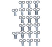 SHINEOFI 20 pièces Clés Vanne Carrées pour Purgeur Radiateur Outil et Compact pour Plomberie Accessoire Pratique pour Purge et Vidange
