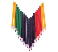 SHINEOFI 20 Pièces Crayon de Cire Ménager, Crayon Gras Portable Multifonction en Bois, sans Taille, à Déchirer, pour Dessin et Marquage sur Vêtements et Tissu