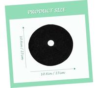 SHINEOFI 20 pièces Disques de Paillage Rond Anti-Mauvaises Plantes Tissu de Contrôle Paysager Respirant et Protection Arbres et Jardins Résistant Au Gel et Perméable à Eau
