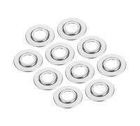 SHINEOFI 20 pièces Double Disc Fire Sprinkler Cover Plates Stainless Steel Pipe Covers Escutcheon For Concealing Unsightly Sprinkler Heads