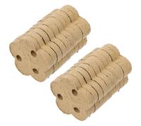 SHINEOFI 20 Pièces Gâteaux de Moxa de Fleur, Blocs de Moxa Marron, Compacts et Légers, pour Appareils de Thérapie et Acupuncture, pour Soulager et Relaxer le Corps et L'esprit