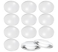 SHINEOFI 20 Pièces Lot de Lentilles Grossissantes Transparent Double Lentille Convexe Portable pour Inspection de Bijoux et Réparations Détaillées Ordinateurs