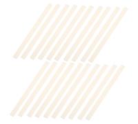SHINEOFI 20 Pièces Noyau de craie découpé Refills de stylo à craie pour tissu recharges de stylos en tissu Rougettes de couture marqueur de couture la cire blanche