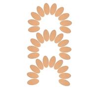 SHINEOFI 20 pièces Oval Wooden Slices Thick Unfinished Wood Cutouts For DIY Craft Projects Home Decor And Christmas Ornaments