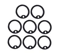 SHINEOFI 20 Pièces Silencieux pour Médailles Animaux Silicone Lot pour Médailles de Chien Cercle de Silence pour Chien