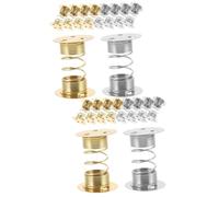 SHINEOFI 20 Pièces Socle à Ressort Base à Ressort Adhésive Base De Jouet De Danse De Tableau De Bord Bases De Ressort De Jouet De Tableau De Bord Printemps De Poupée Secouant La Tête Métal